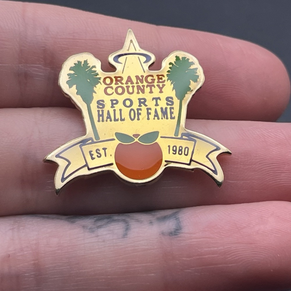 Orange County Sports Hall Of Fame‎ Established 1980 Hat Pin